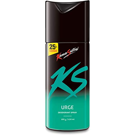 KS Urge Deodorant spray 150ml buy 1 get 1 free